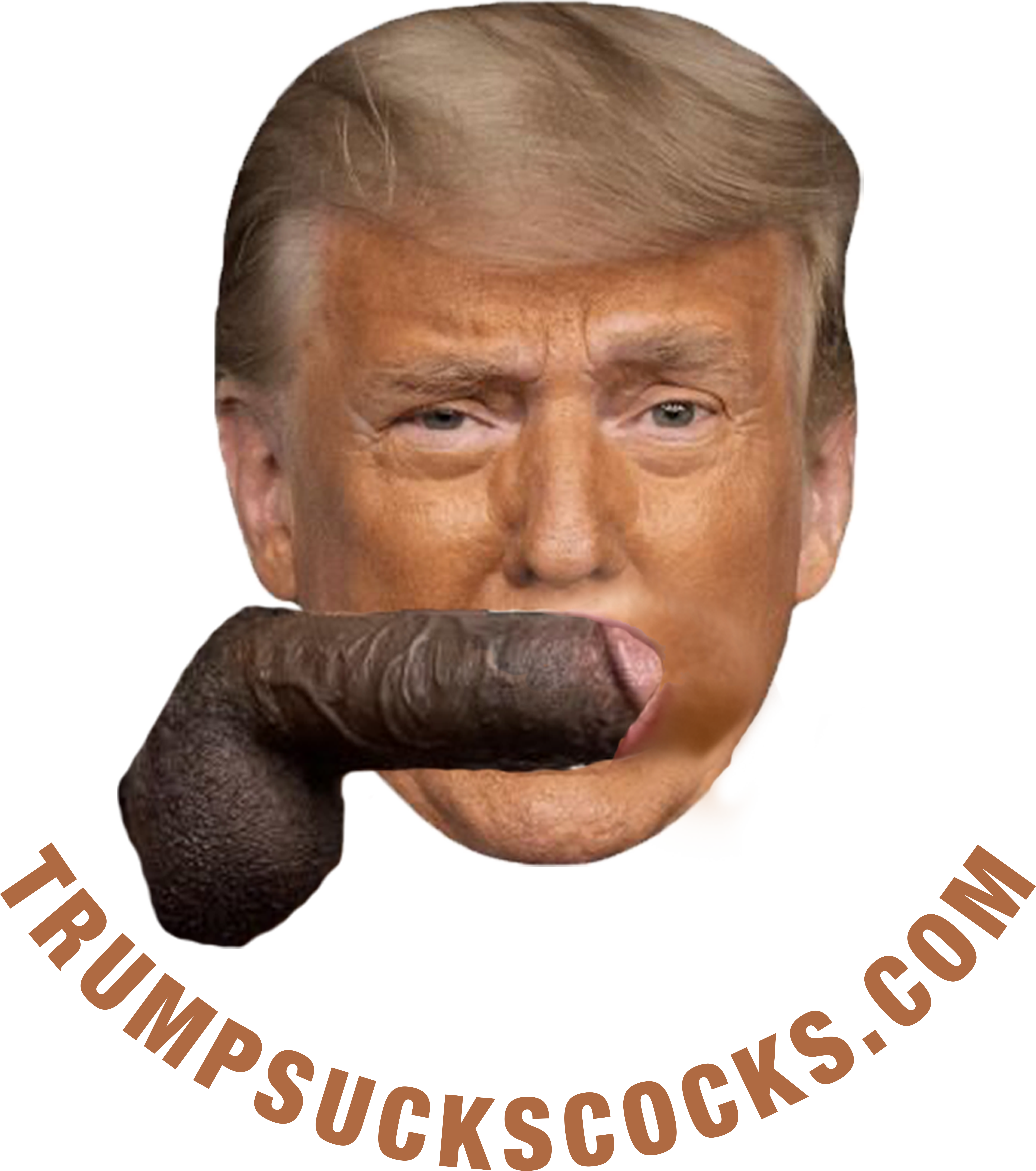 TRUMP SUCKS COCKS