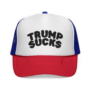 TRUMP SUCKS Trucker caps